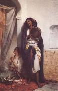 Hippolyte Lazerges Fatma la chanteuse (mk32) oil painting reproduction
